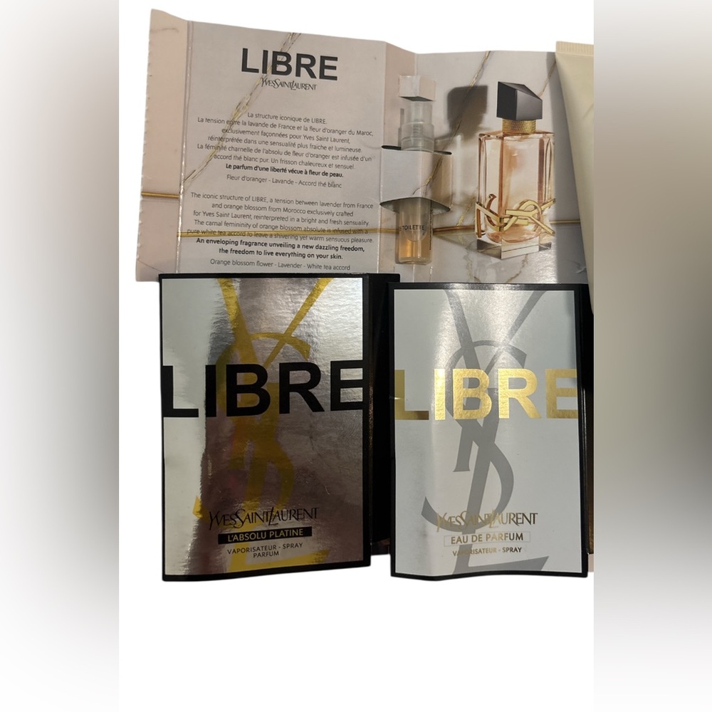 Yves Saint Laurent Libre Eau de Parfum with Gold and Black Accents